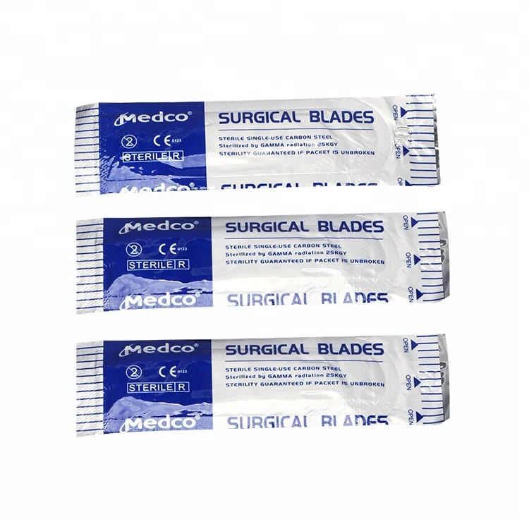 High Quality Medical Sterile Disposable Carbon Steel Surgical Blade