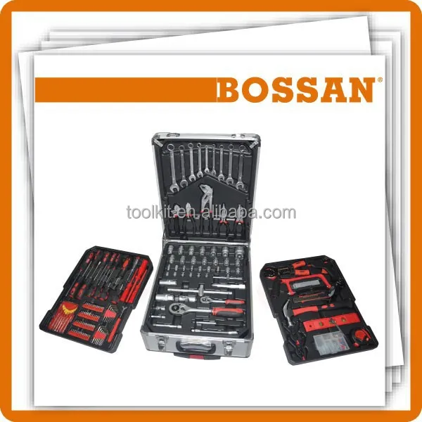 186 pcs kraftwelle tool trolley case,kraftwelle germany tool trolley