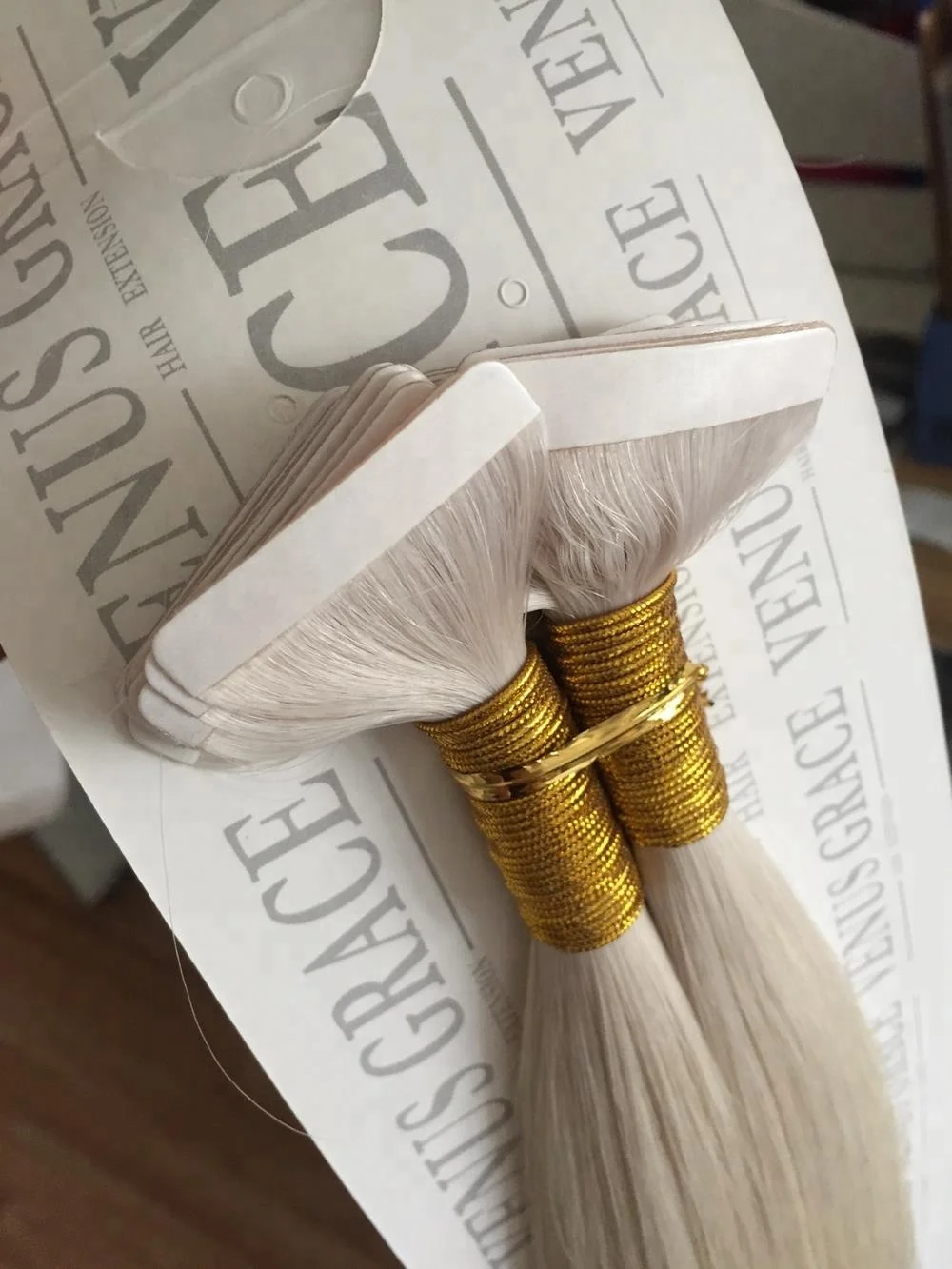 
Free Sample 12 To 28 Inch Double Drawn Tape Hair Extensions 