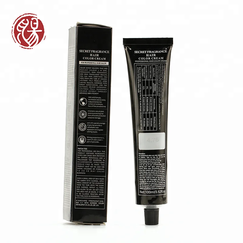 Herbal No Ammonia and No Ppd Professional Salon Hair Dye Cream /hair Color Cream Salon Use Permanent Natural Low Ammonia 100 Ml