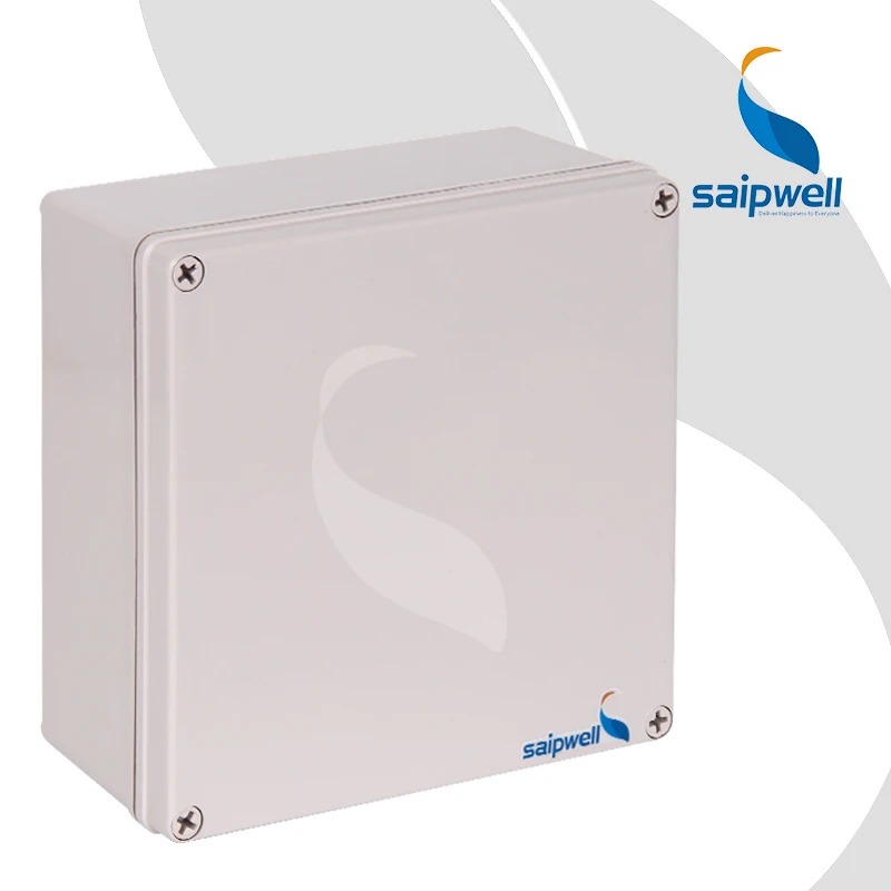 Saip Saipwell DS-AG-2020-S 200*200*95mm Saip Saipwell IP65 Plastic ABS/PC/PVC/SMC Waterproof Electronic Project Enclosure Case