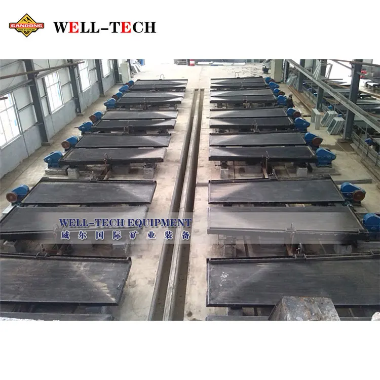  Высокая эффективность добычи золота Гравитация разделительный столик сепаратора по дешевой цене