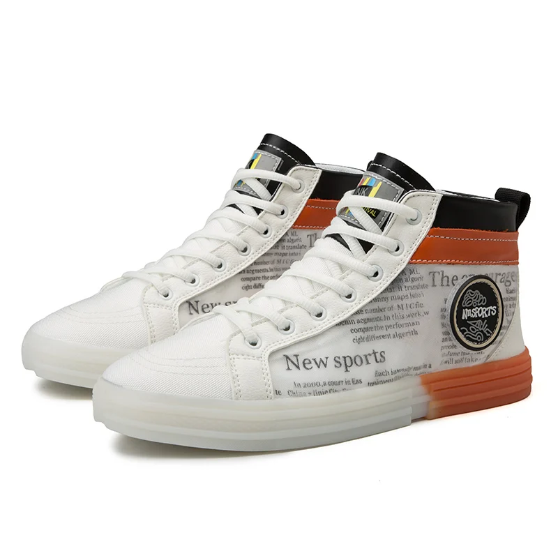 2019 New Model Latest Wholesale  Lace Up High Top Blank Canvas Shoes China Cheap Plain White Ladies Canvas Shoes  men