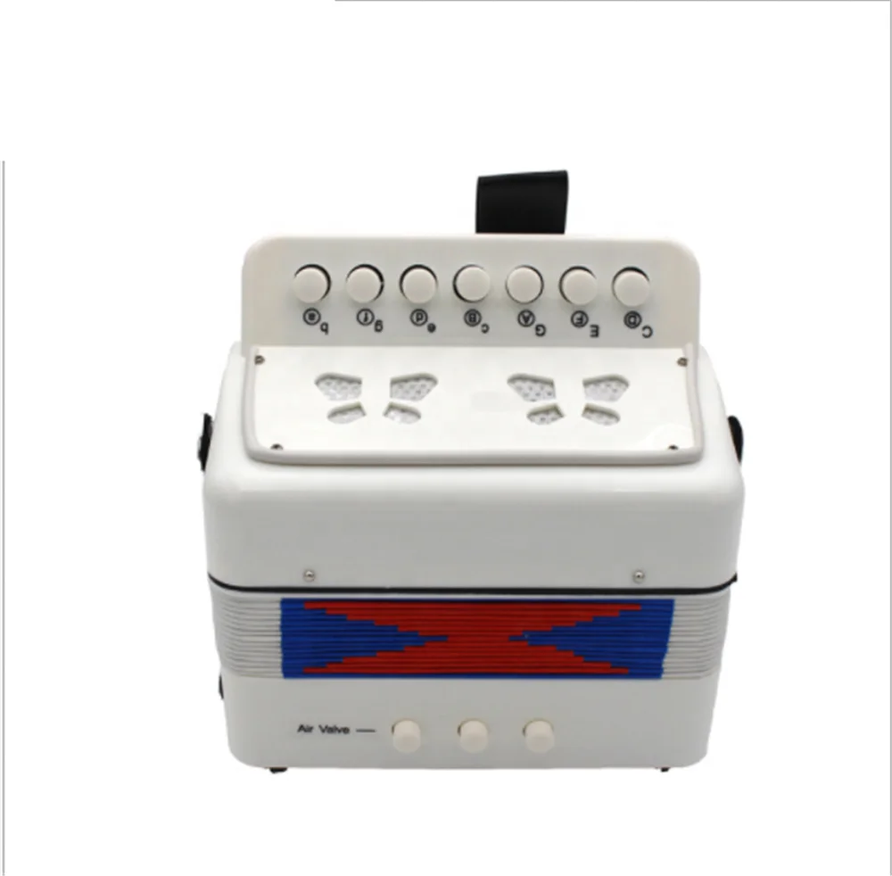 7-ключ пластиковые аккордеон, Обучающие игрушки и детскими музыкальными инструментами до 14 лет, оптовая продажа