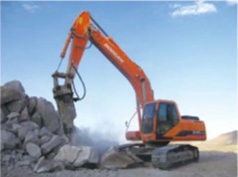 Mining exploring hydraulic breaker rock breaking hammer