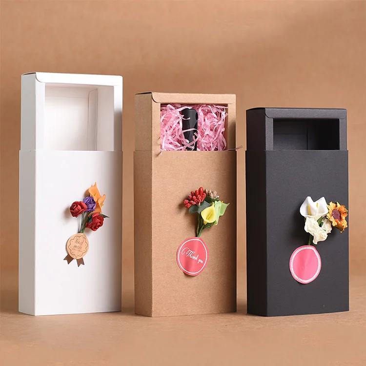 manufacturer  wholesale folding kraft paper cardboard soap box wit best price