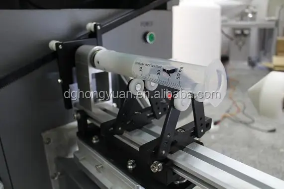 Semi auto silk screen 1-50ml syringe barrel printing machine