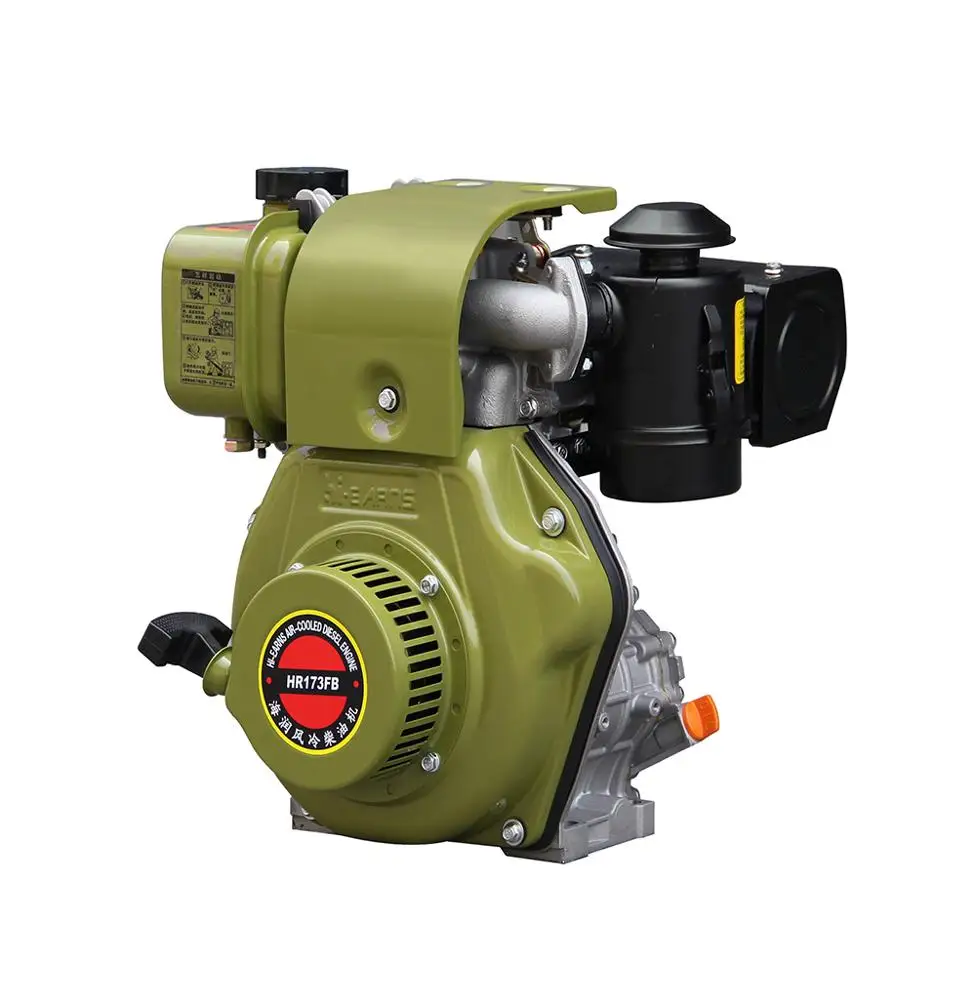 6HP spline shaft diesel engine motores for micro cultivator HR173