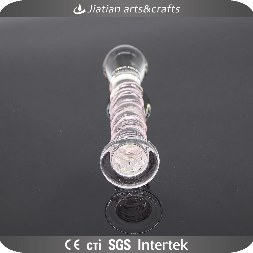 Handmade Vibrating Glass Dildo That Lights