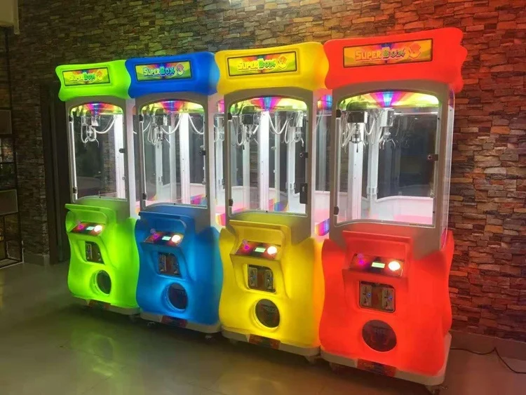 Colorful Indoor Gift Claw Machine Prize Machine for Amusement Park Toy Prize Vending Machine on Sale for All Ages
