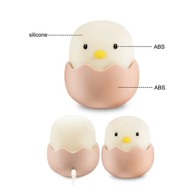 colorful cute mini children toilet sensor silicone baby kids led night light