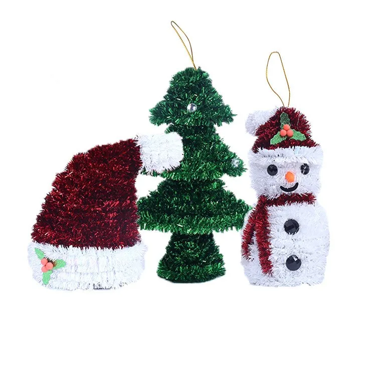 GiveU Hanging Honeycomb Tissue Paper Christmas Tree