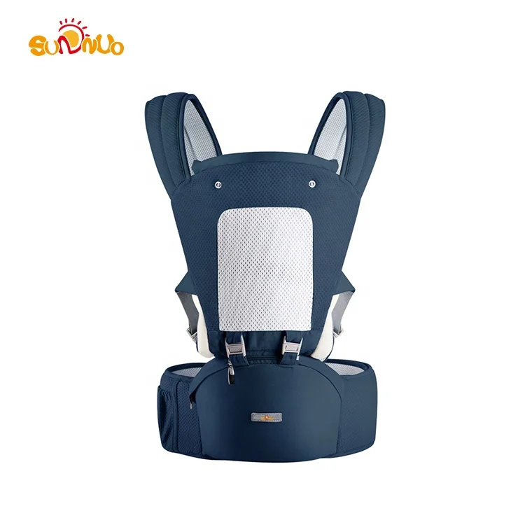Breathable Cotton Cool Mesh with Detachable Hood Baby Carrier