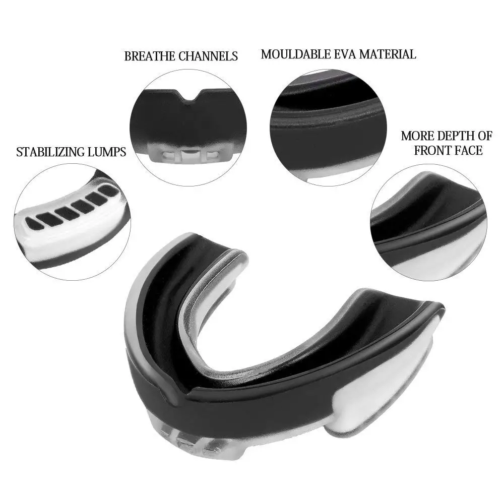 
Breathable Mouthguard Pro Mouth Guard for boxing Basketball MMA Custom Gum Shield 