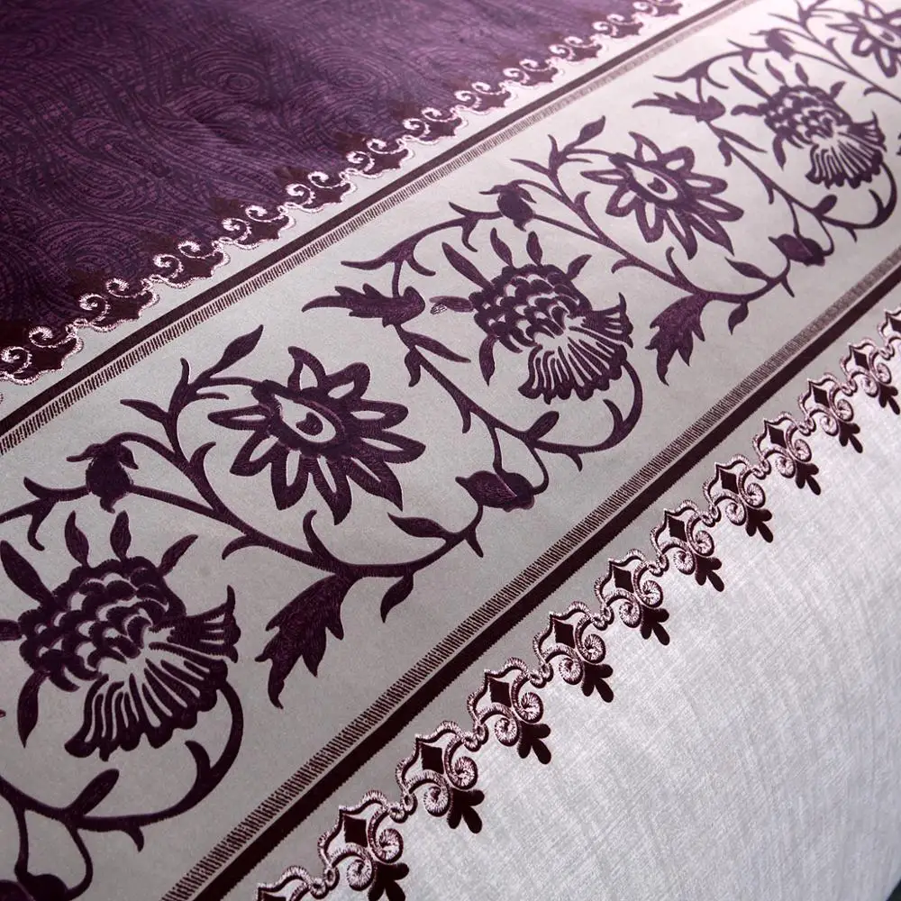 Grecian Flora Patterns Brushed Microfiber Printed, 3 Pieces  Bedding set,  comforter, quilt,Duvet Cover& pillowcase