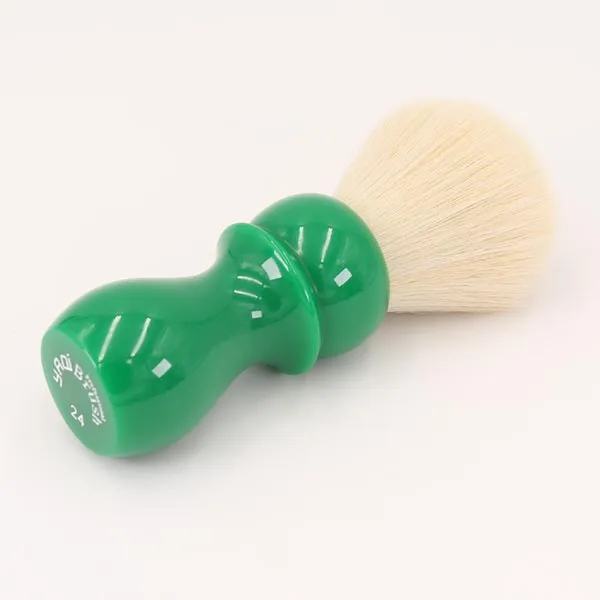 24 мм Yaqi Одуванчик Зеленая Смола Ручка влажная кашемировая щетка для бритья с узлом