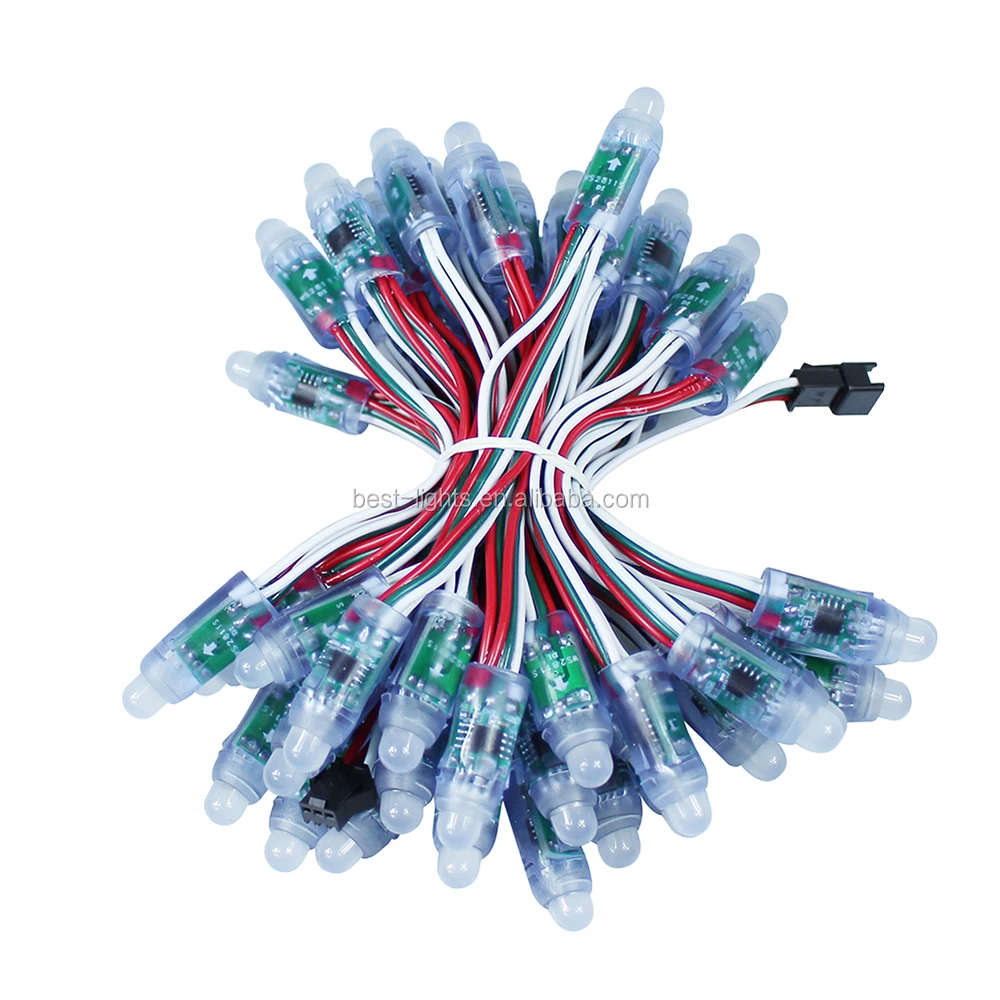 Full Color Led 5V 12mm Led Pixel Module Waterproof IP68 led pixel light