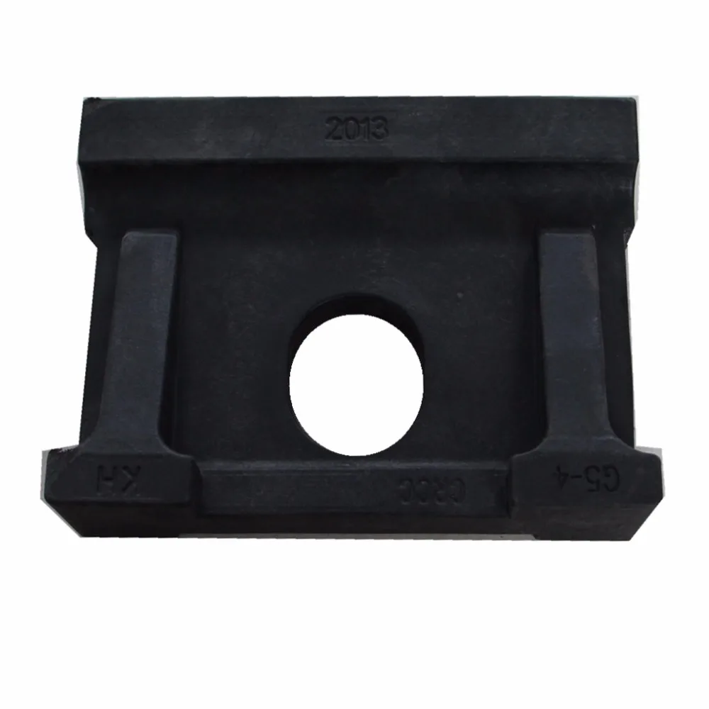 Резиновая железная накладка с балластом высокого напряжения для рельсов