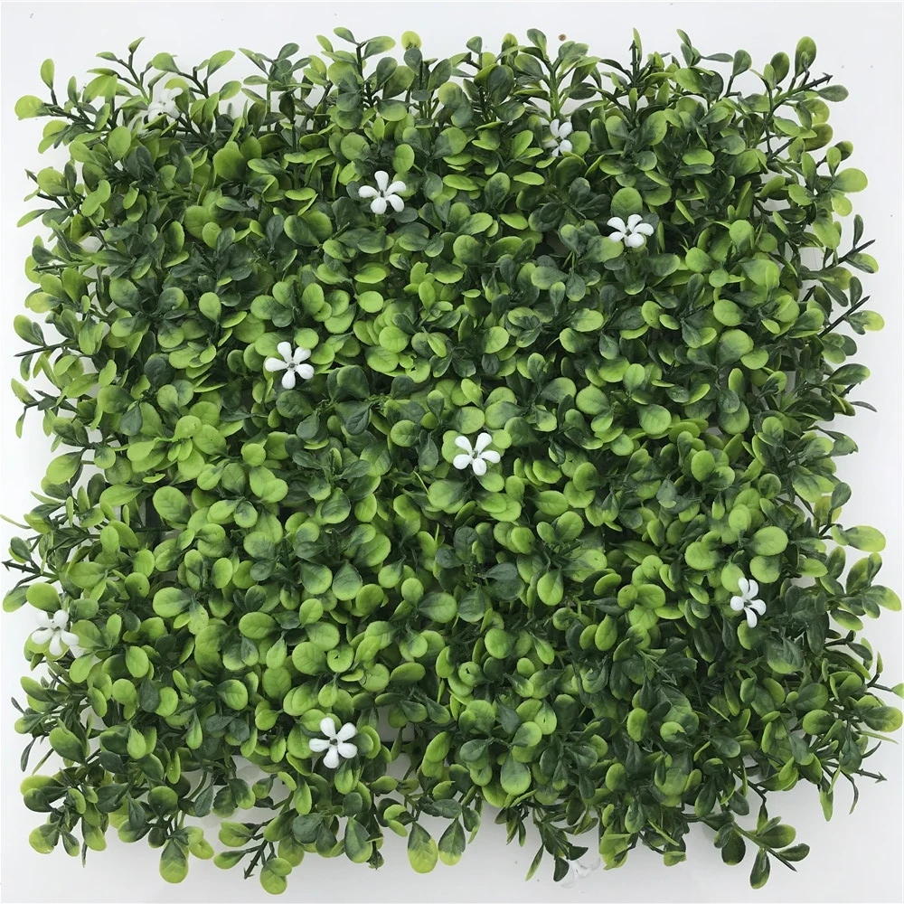 Exterior decoration panels wall hedge pe fence panel grass artifical boxwood panel