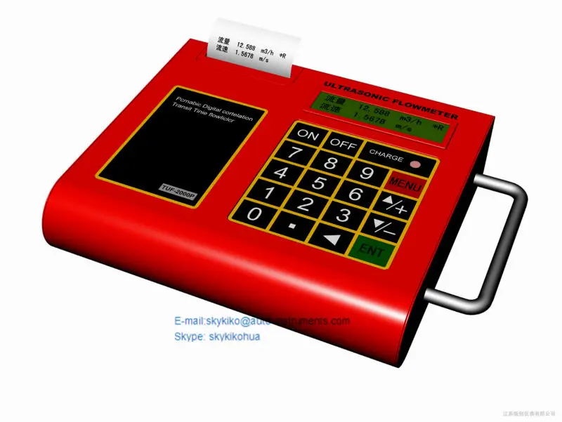 портативный ультразвуковой расходомер с низкой стоимостью