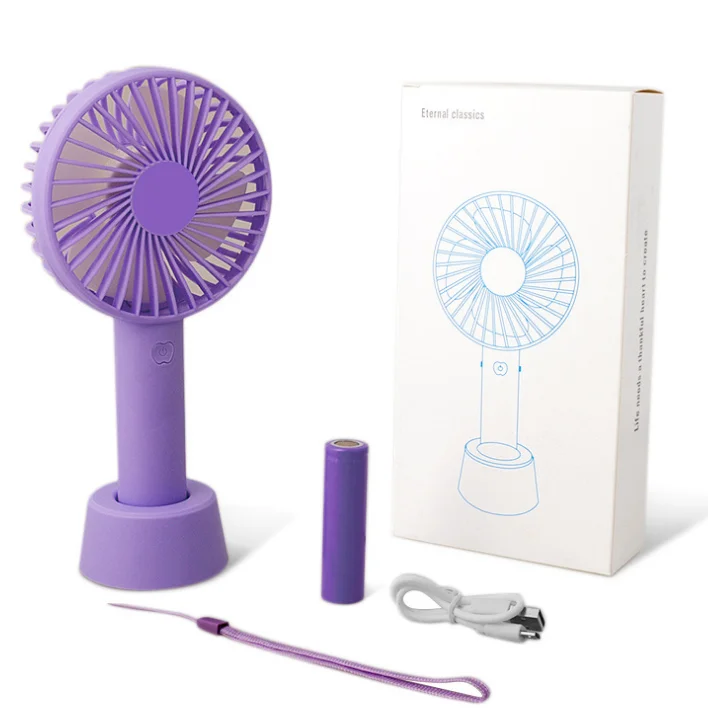 Hot Selling 2019 Rechargeable Stand Fan Portable USB Mini Fan