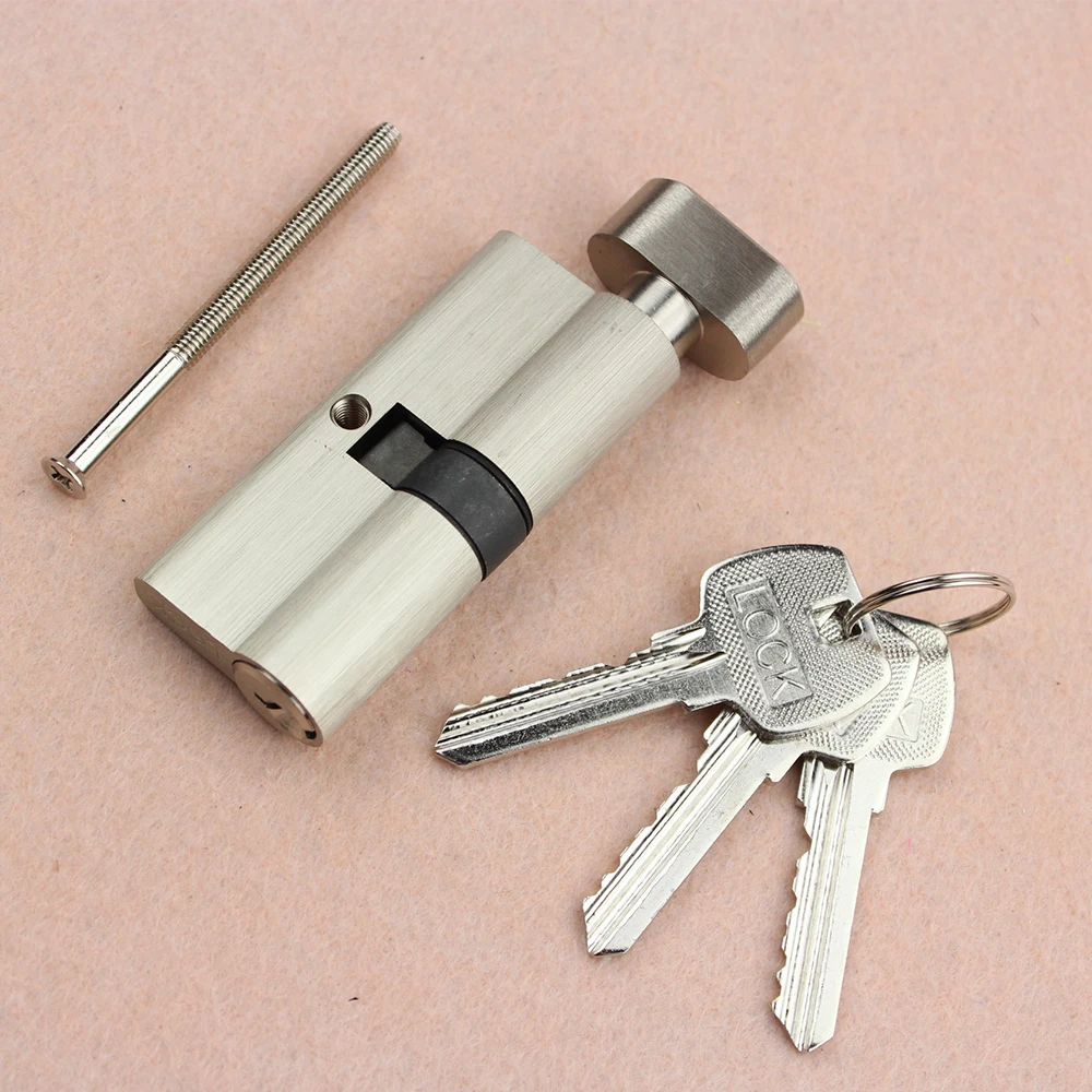 Supply all kinds of european profile cylinder lock with three piece key