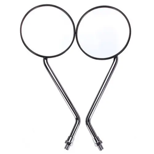 A Pair Of Motorcycles, Scooters, Electric Vehicles, Rear View Side Mirrors, Universal Mirror Diameter 10cm