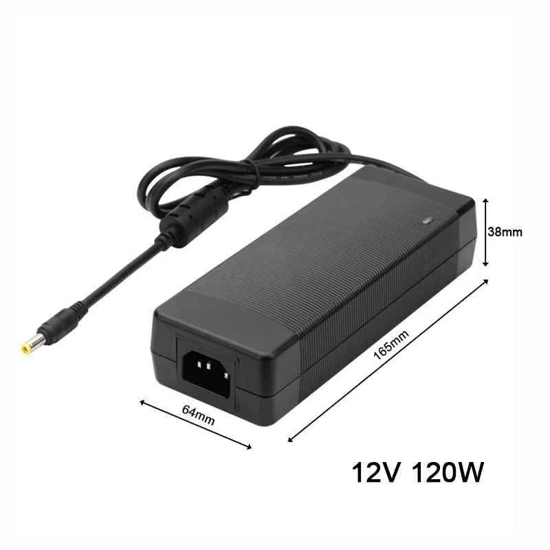 RGeek AC to DC 12V 10A 120W Output Power Adapter for PC Computer Accessories