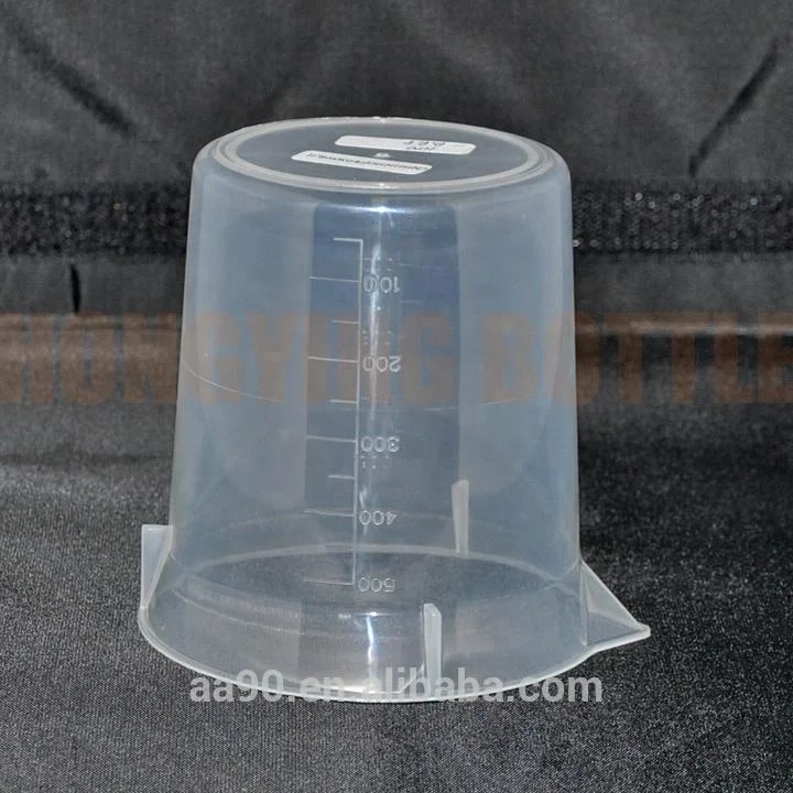 500ml plastic measuring cup 500ml beaker  Can customize blow molding and injection mold
