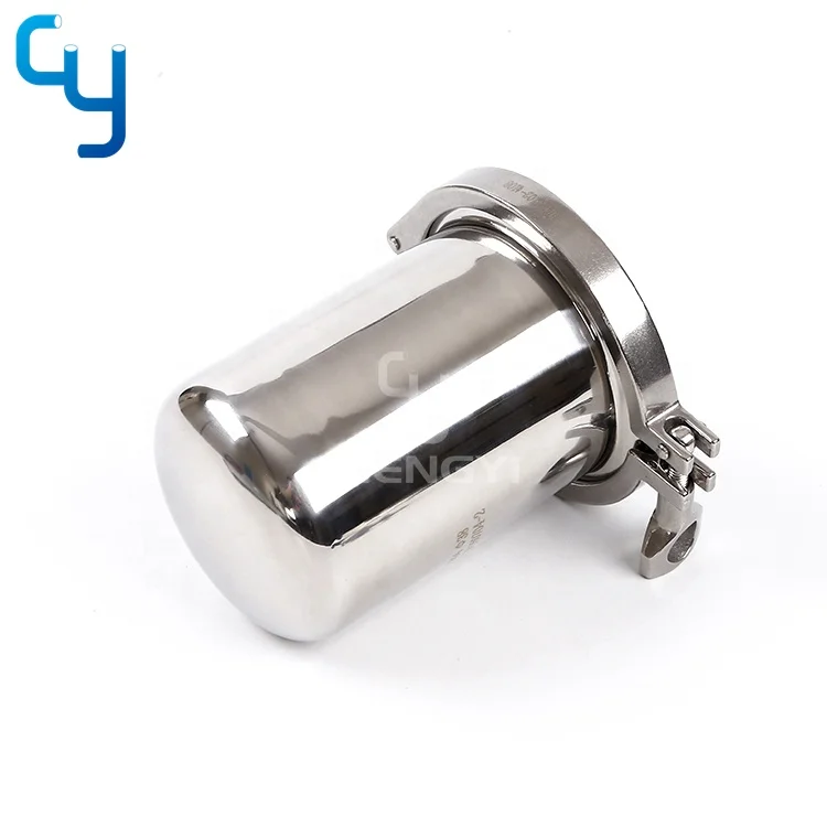 Stainless steel sanitary hygienic tank rebreather