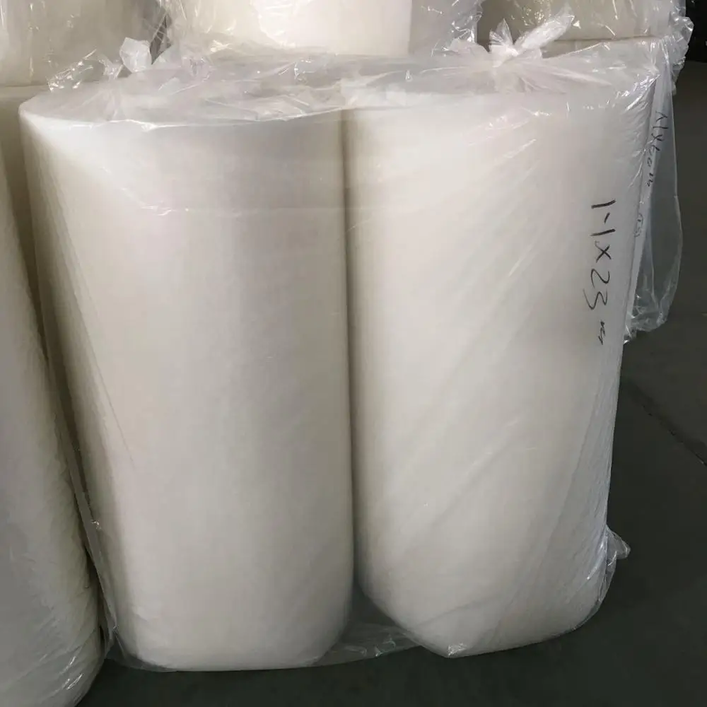 White filter non woven  polyester fibre padding wadding