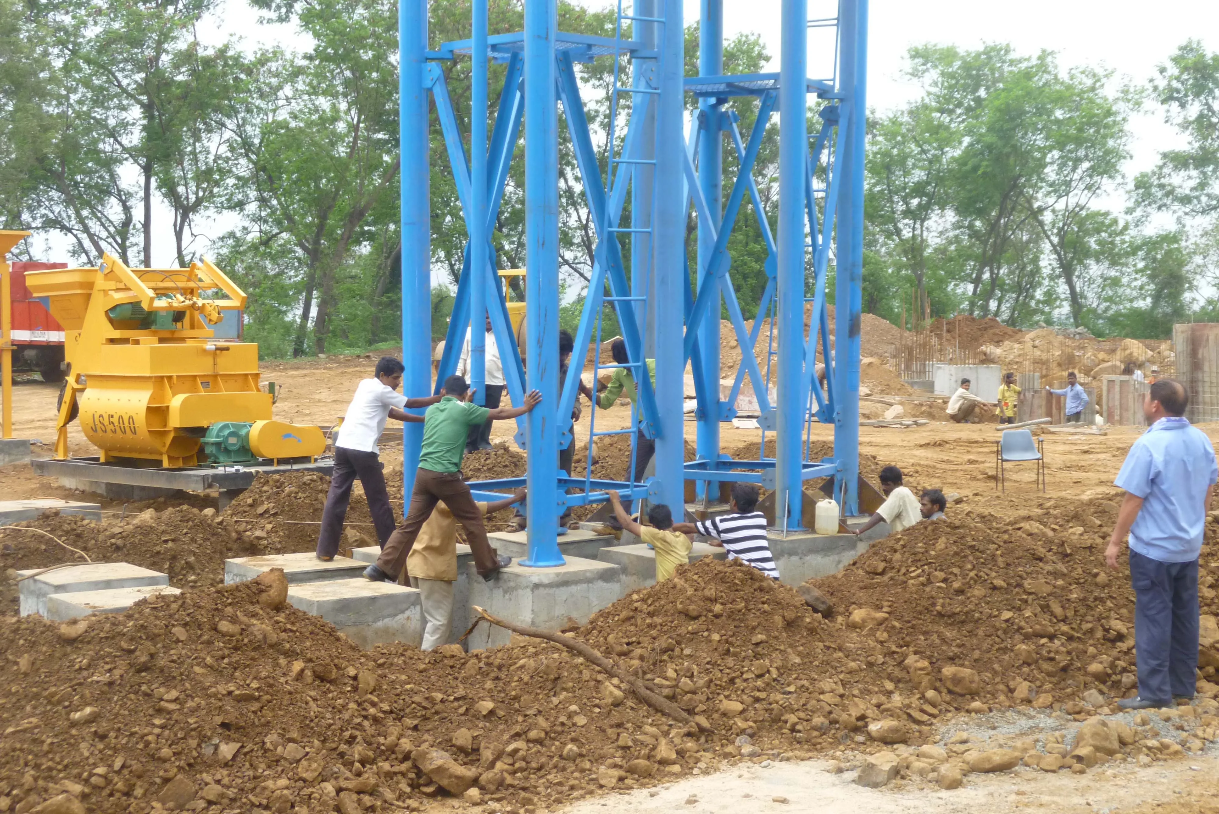 
Hot selling ready mix concrete batching plant HZS25 for china 