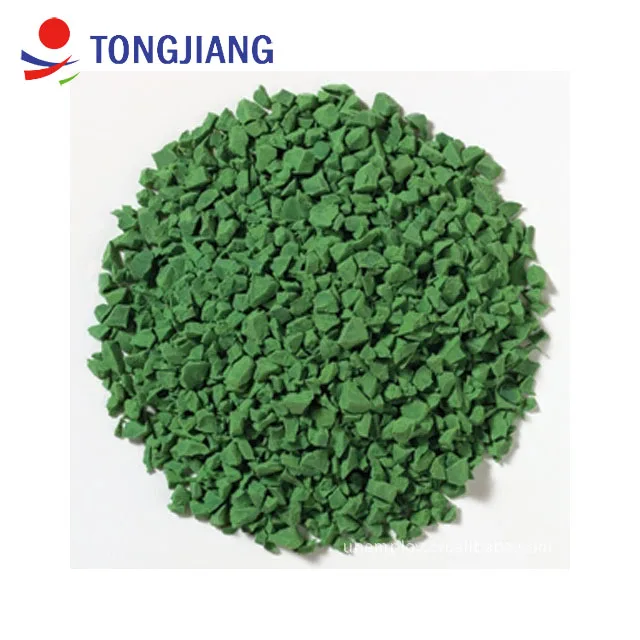 Colored epdm rubber granules for wet pour rubber playground surface