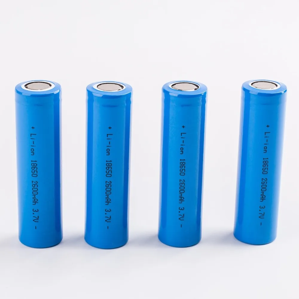 Wholesale rechargeable battery 18650battery 3.7v 2600mah for e-bike battery