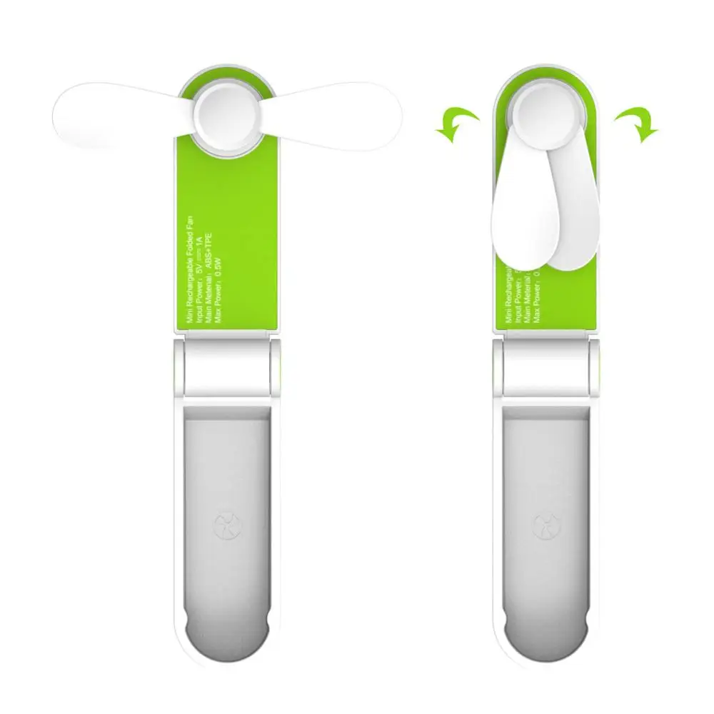 2023 Mini Portable Hand Desk Table Fans Air Cooling Micro USB Rechargeable Conditioner Fan