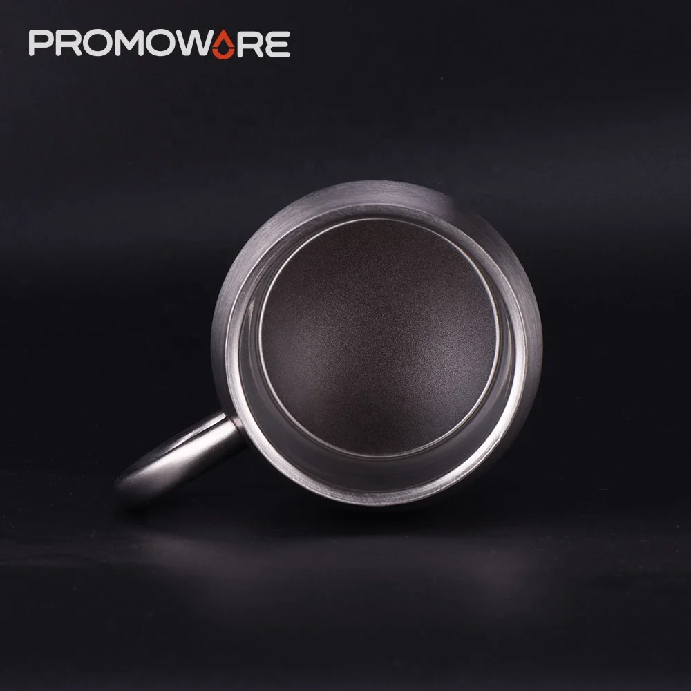 BO Cheap Custom Print Insulated Beer Mug Wholesale Double Wall Stainless Steel Barrel Coffee Beer Mug with Lid and Handle