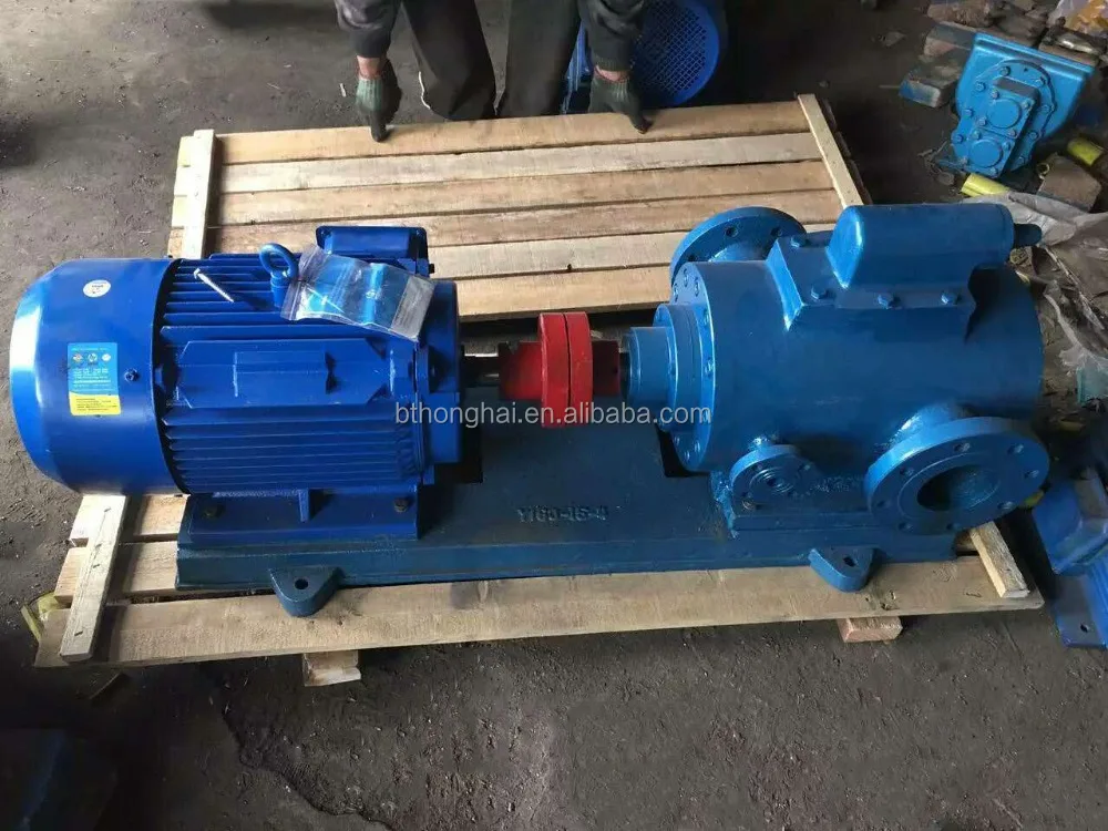 Honghai, 3QGB60*2-46 insulation asphalt three screw pump for heavy oil and asphalt