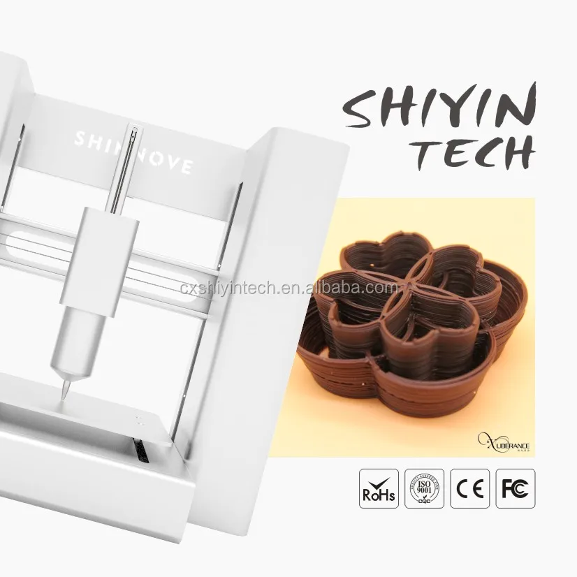 egg chocolate food small moulding Full automatic making 3D printer machine