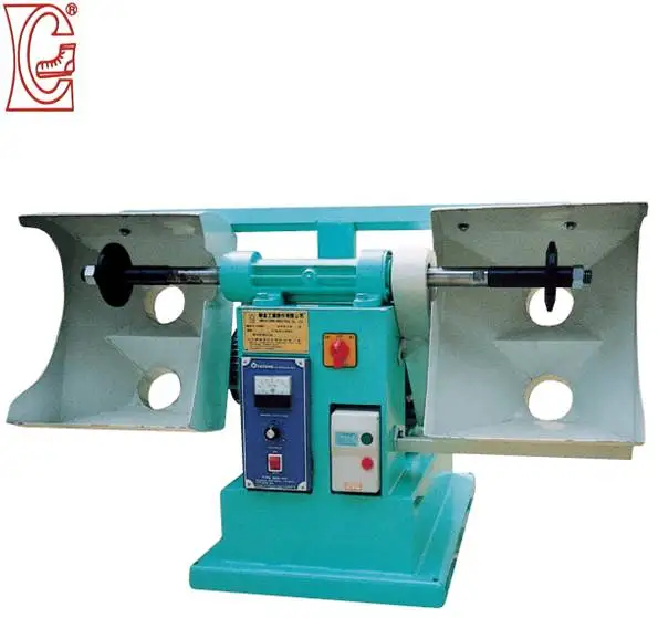 
stepless variable speed grind roughing shoe machine for double head 