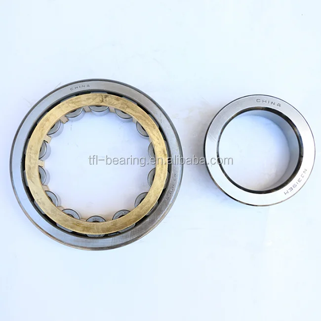 Chrome steel ABEC3 Z2 V2 Cylindrical Roller Bearing NJ206 NJ206E