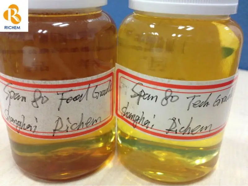 High quality Span 80/Sorbitan oleate/Emulsifier/CAS#1338-43-8/Tech grade/Lowest price in China