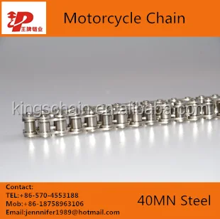 
motorcycle parts wholesale OEM 40mn 428H-128L motorcycle drive chain 
