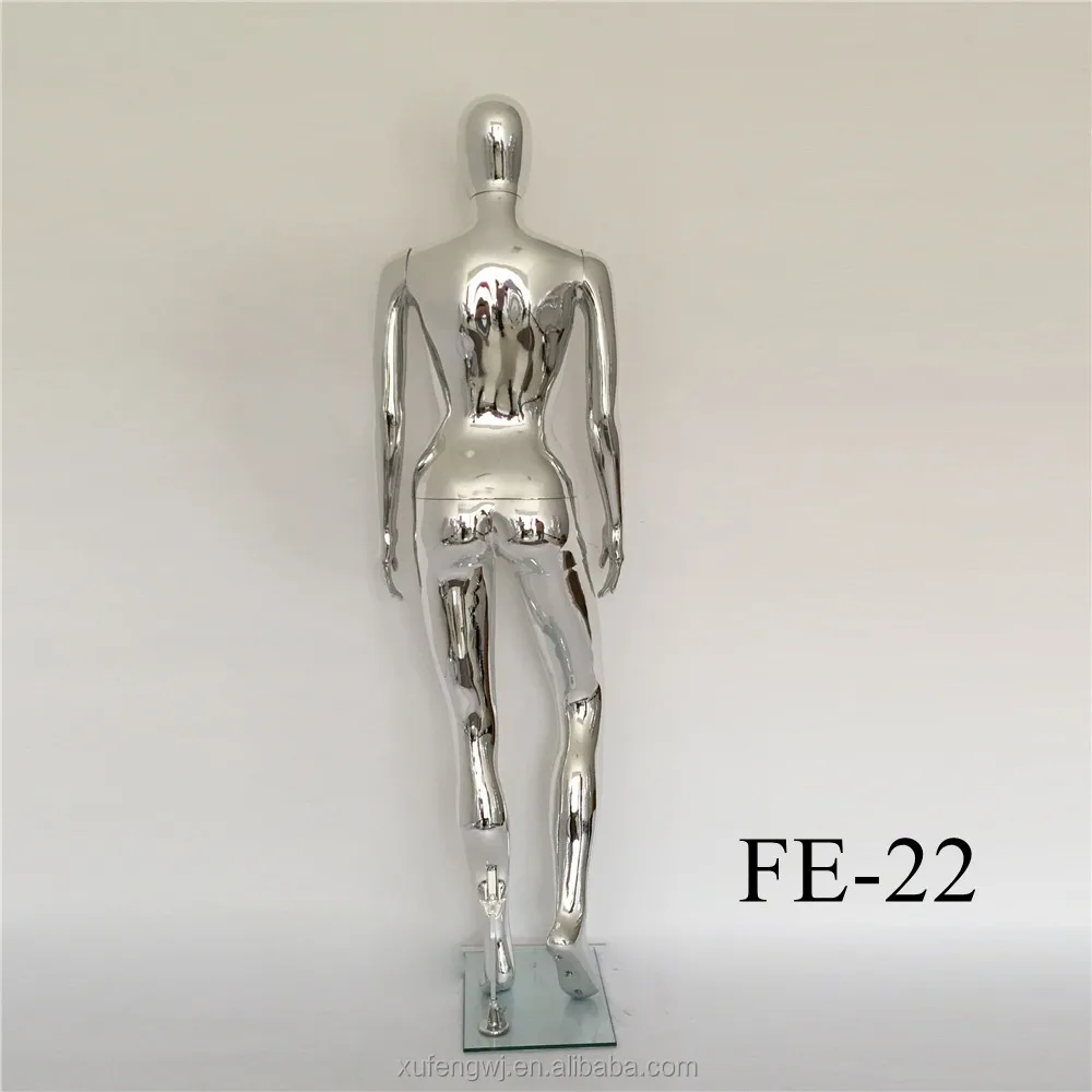 
No face inflatable sliver glossy plastic sexy female mannequin factory wholesale FE-22 