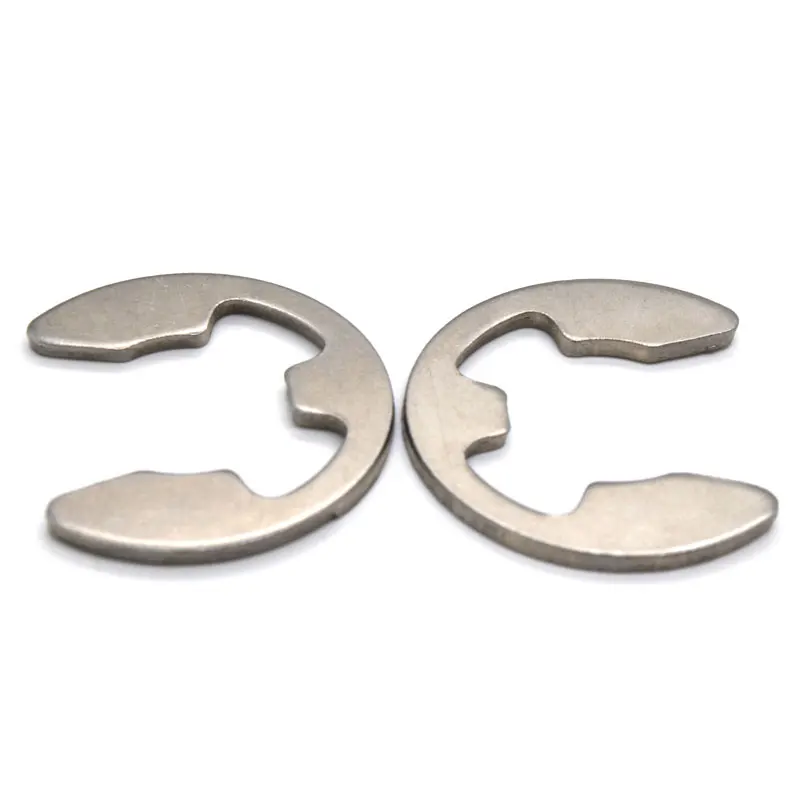 Stainless steel e type snap ring split retaining washer din 6799