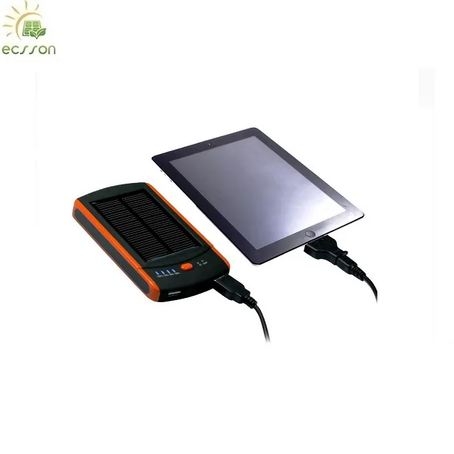 MSDS portable solar charger 6000mah, dual usb 5V 2100mah, mobile phone cable, for worlds smallest mobile phone