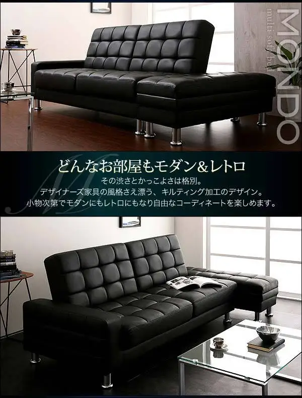 Good quality white leather sofa/sofa bed,metal sofa cum bed