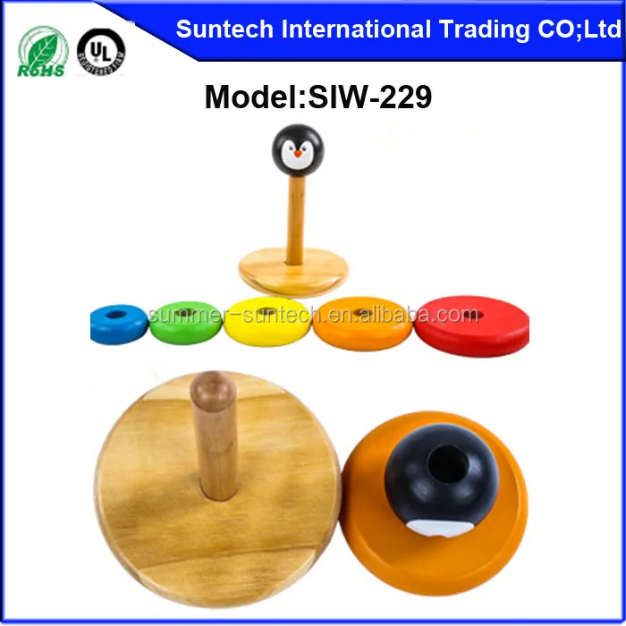 Wholesale educational Stacking Jill old fashioned wooden toys