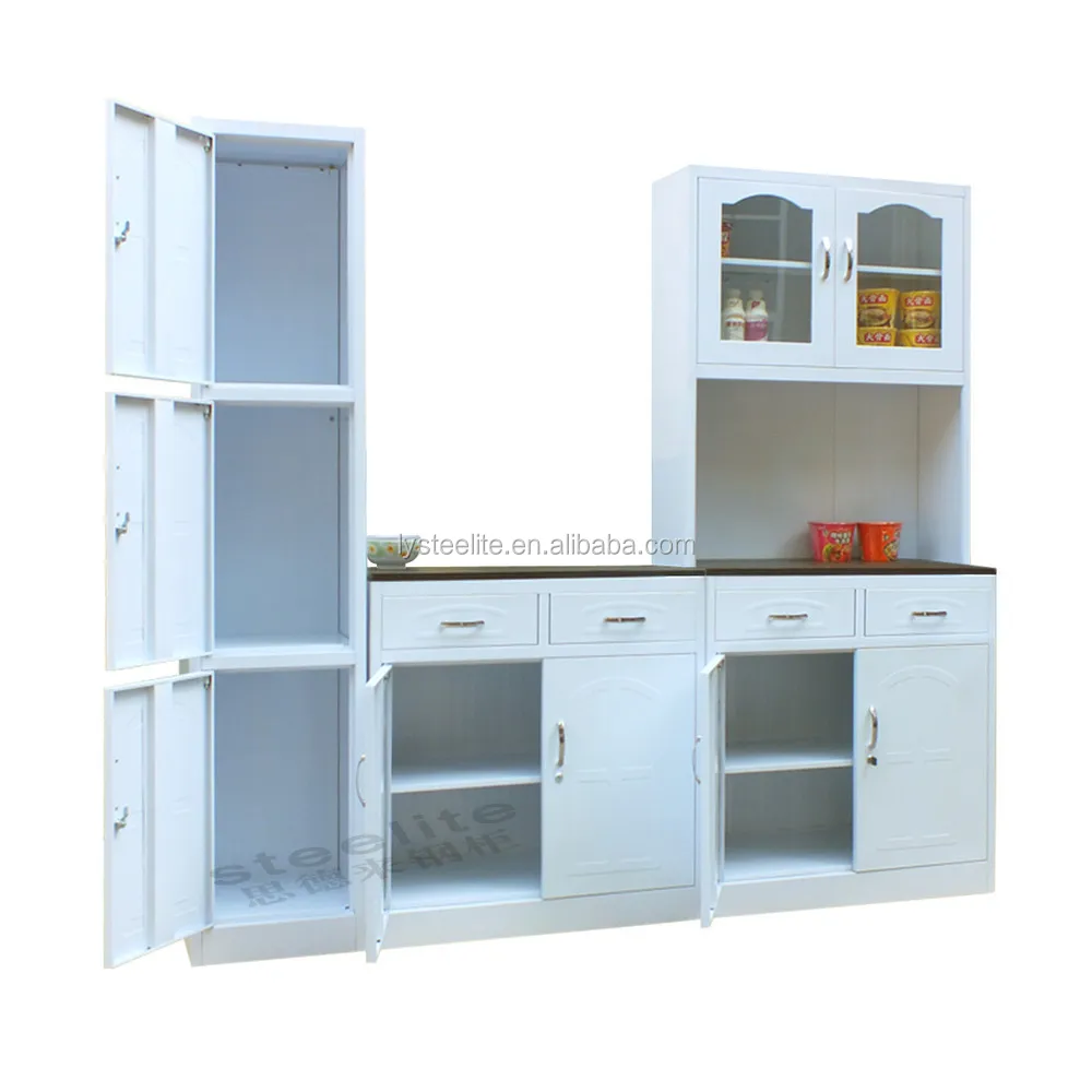 Good quality Modern modular kitchens designs price, Kichen cabinets with timber veneer finish in wooden color