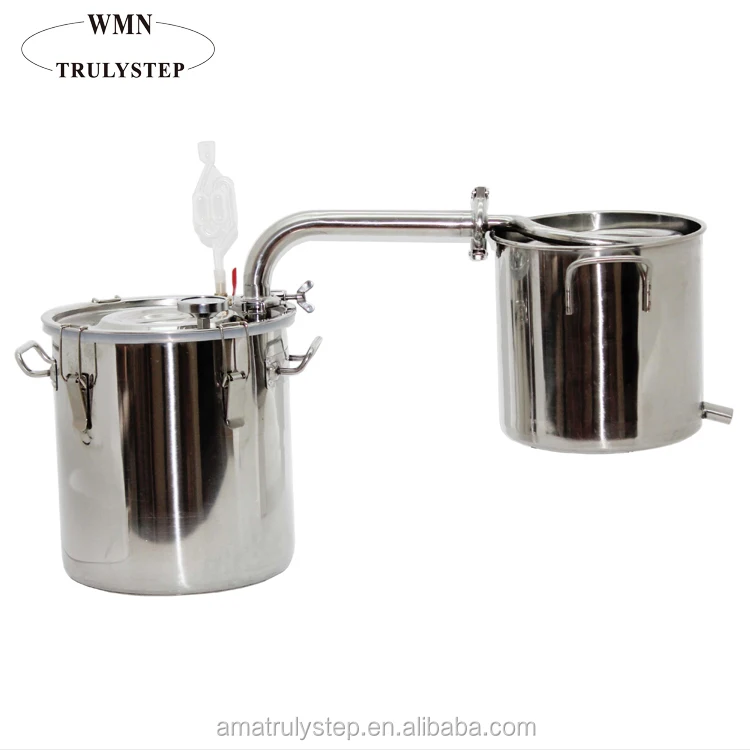 70L Stainless Steel Coil Condenser Distiller Oil Pot Still