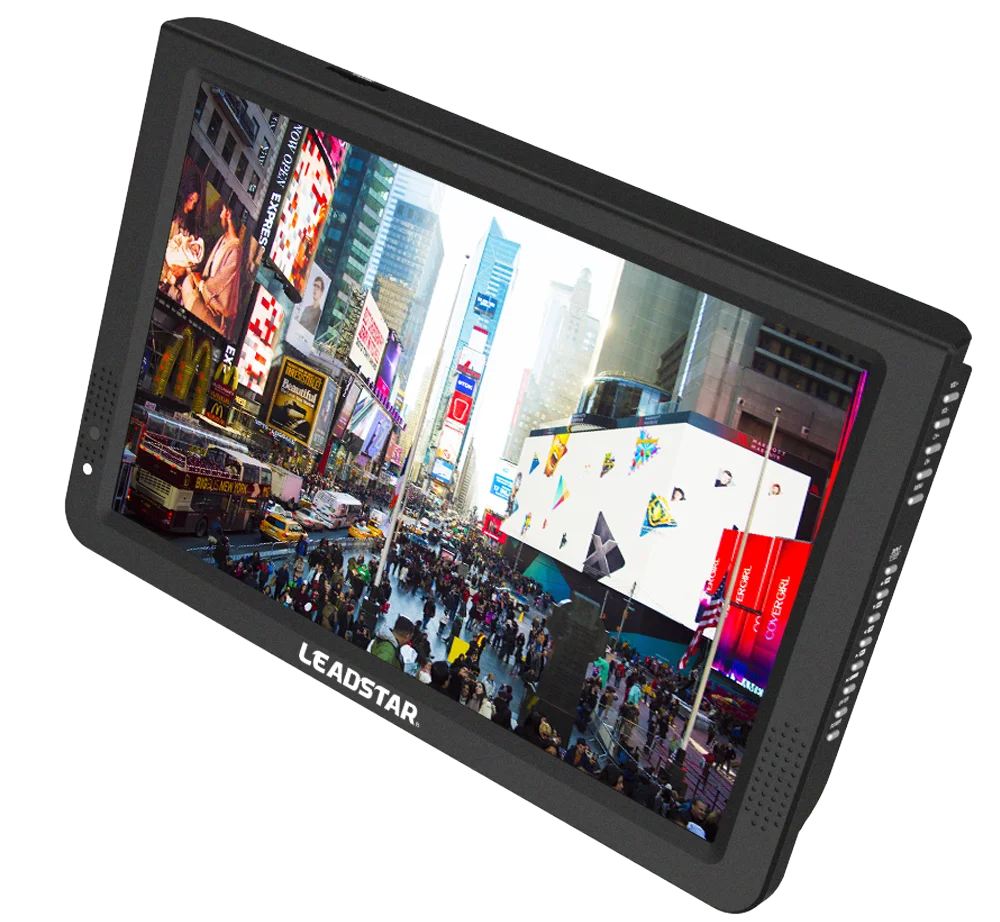 12 дюймов портативный Dvb-T2 ЖК-телевизор